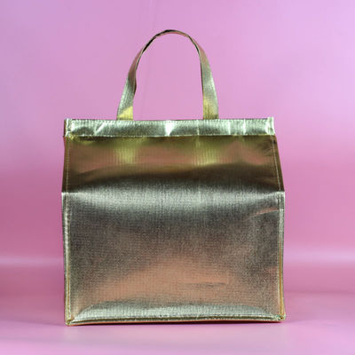 Gepersonaliseerd logo geaccepteerd geïsoleerde lunch koeler zak stijf met aluminium folie Eco-vriendelijk