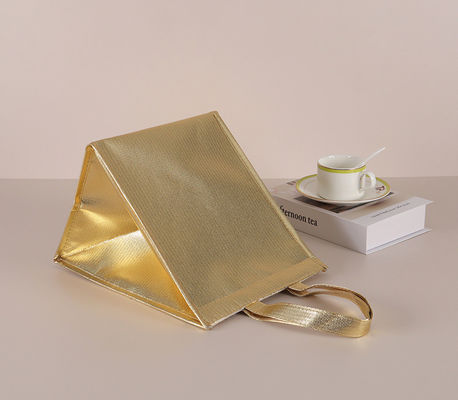 Gepersonaliseerd logo geaccepteerd geïsoleerde lunch koeler zak stijf met aluminium folie Eco-vriendelijk