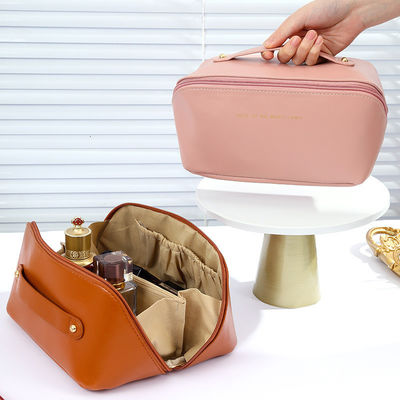 Canvas cosmetische tas waterdicht mode reis opslag vrouw make-up case met rits