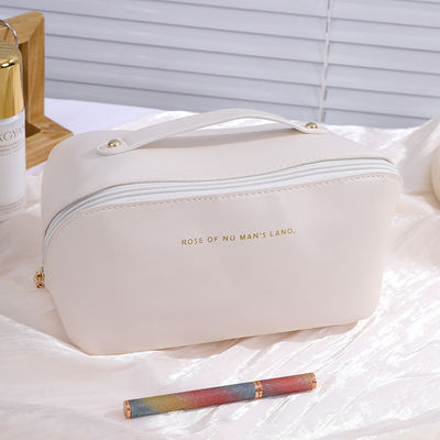 Canvas cosmetische tas waterdicht mode reis opslag vrouw make-up case met rits
