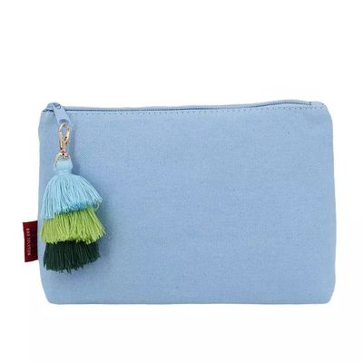 Schoonheid katoenen vrouwen make-up reistas met rits sluiting en Tassel Custom Logo