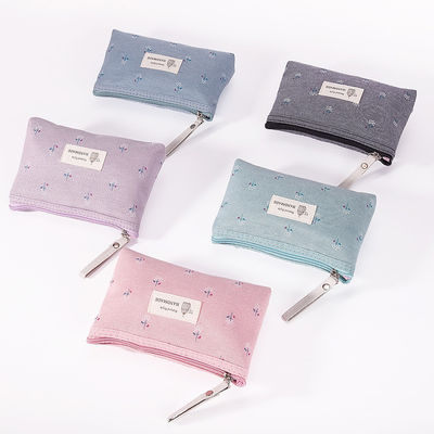 Aanpasbare draagbare cosmetische tas voor vrouwen solide patroon type en doek materiaal