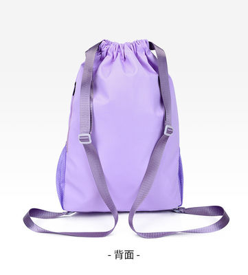 String Closure Outdoor Activities Backpack met Volleyball Design en Laptop Compartment