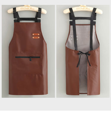 Milieuvriendelijk leermateriaal Meerdere functies Keukenleer schort voor het dagelijks leven Uniform