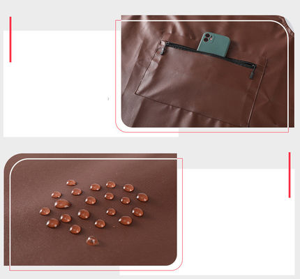 Milieuvriendelijk leermateriaal Meerdere functies Keukenleer schort voor het dagelijks leven Uniform