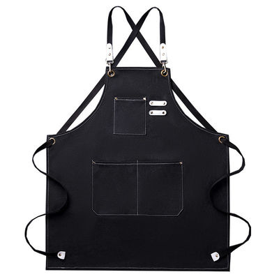 Uniform type serveerpersoneel Custom Canvas Chef Cotton Unisex Schort voor Keuken Bar Werk