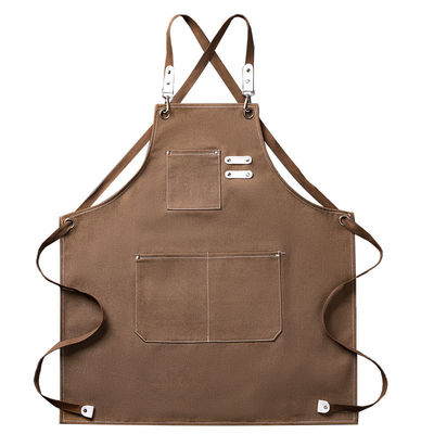 Uniform type serveerpersoneel Custom Canvas Chef Cotton Unisex Schort voor Keuken Bar Werk