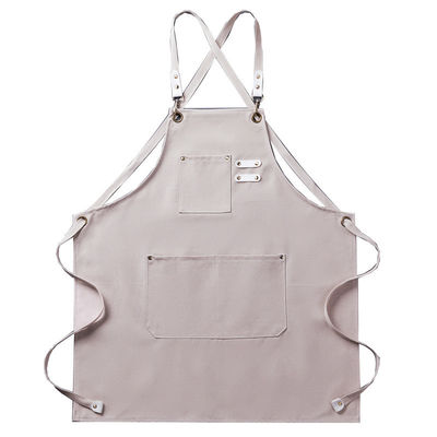 Uniform type serveerpersoneel Custom Canvas Chef Cotton Unisex Schort voor Keuken Bar Werk