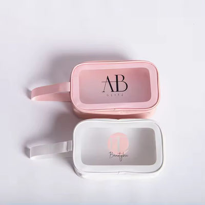 Waterdichte bevroren zak Custom Logo Printed Fashion Cosmetic Bag PVC Bag Make-up Bag