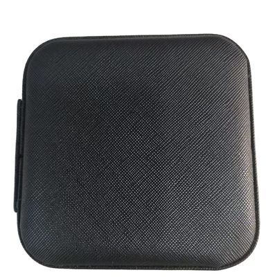 Behoorlijke Custom Logo Lederen Draaghouer Zipper Draagbare Tas voor Juwelenopslag