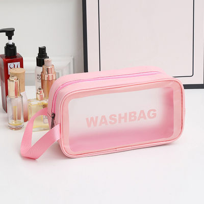 Waterdichte bevroren zak Custom Logo Printed Fashion Cosmetic Bag PVC Bag Make-up Bag
