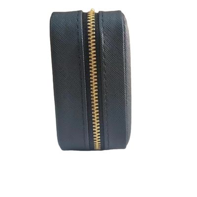 Behoorlijke Custom Logo Lederen Draaghouer Zipper Draagbare Tas voor Juwelenopslag
