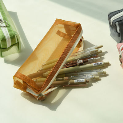 Studenten Examen Speciale potlood Casing Transparante Mesh Potlood Bag voor cosmetica gemak