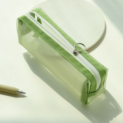 Studenten Examen Speciale potlood Casing Transparante Mesh Potlood Bag voor cosmetica gemak