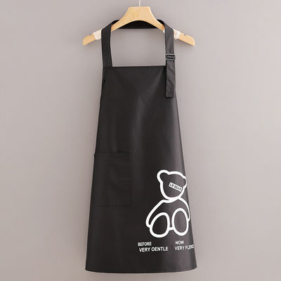 Artikeltype Mode Canvas Polyester Stof Dik katoenen schort voor Unisex Keuken