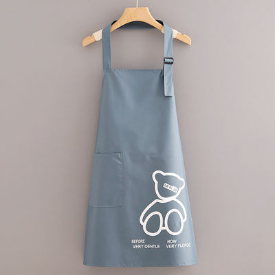 Artikeltype Mode Canvas Polyester Stof Dik katoenen schort voor Unisex Keuken