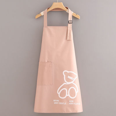 Artikeltype Mode Canvas Polyester Stof Dik katoenen schort voor Unisex Keuken