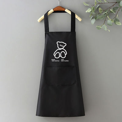 Artikeltype Mode Canvas Polyester Stof Dik katoenen schort voor Unisex Keuken