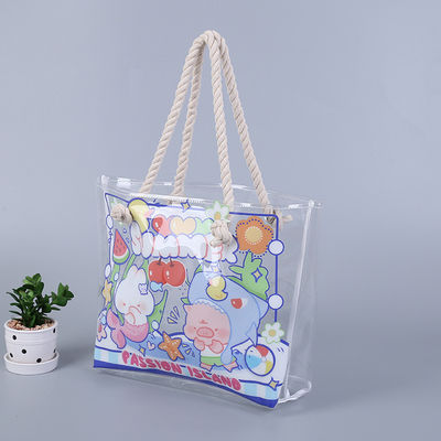 All Seasons Waterdicht Strand Tote zwembadtas voor vrouwen Dames Grote Gym Tote PVC Handtas