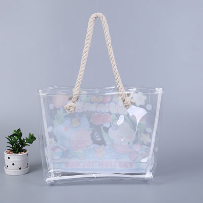 All Seasons Waterdicht Strand Tote zwembadtas voor vrouwen Dames Grote Gym Tote PVC Handtas