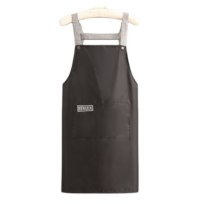 Custom logo katoen polyester chef koken schort voor het dagelijks leven in café's Restaurants Keuken
