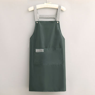 Custom logo katoen polyester chef koken schort voor het dagelijks leven in café's Restaurants Keuken