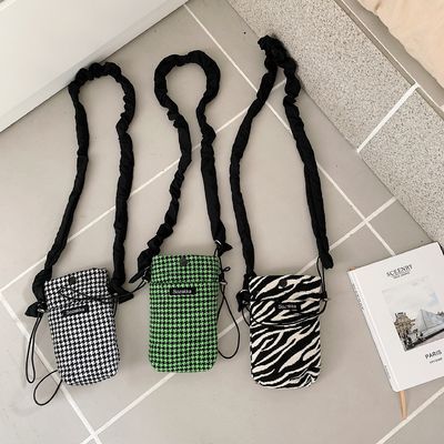 OEM/ODM Acceptabel Kleine vierkant rooster Mini Cell Phone Crossbody Bag in Canvas