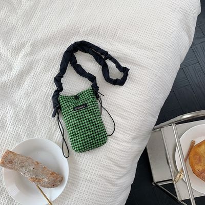 OEM/ODM Acceptabel Kleine vierkant rooster Mini Cell Phone Crossbody Bag in Canvas