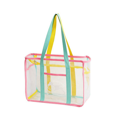 Transparante PVC-tas, heldere snoepkleuren, U-vormige handtas voor vrouwen