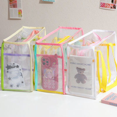 Transparante PVC-tas, heldere snoepkleuren, U-vormige handtas voor vrouwen