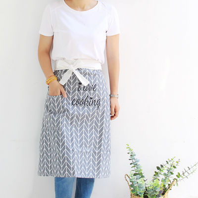 Serveerpersoneel Uniform Type Custom Coffee Bar Restaurant Chef Serveur Serveur Waist Schort
