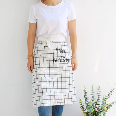 Serveerpersoneel Uniform Type Custom Coffee Bar Restaurant Chef Serveur Serveur Waist Schort