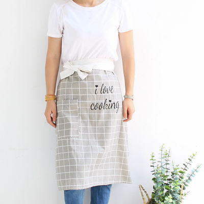 Serveerpersoneel Uniform Type Custom Coffee Bar Restaurant Chef Serveur Serveur Waist Schort