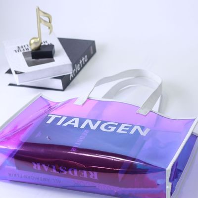 Transparante PVC-gelenzak Holografische mode schouder winkeltas van plastic voor vrouwen