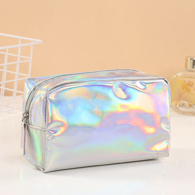 Custom PU leer laser zak potlood hoesje waterdicht borstel zak make-up zak cosmetische zakken