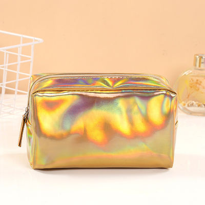 Custom PU leer laser zak potlood hoesje waterdicht borstel zak make-up zak cosmetische zakken