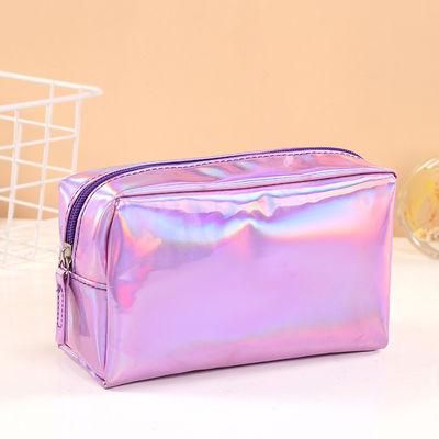 Custom PU leer laser zak potlood hoesje waterdicht borstel zak make-up zak cosmetische zakken