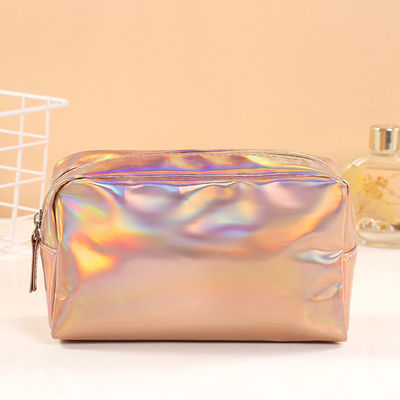 Custom PU leer laser zak potlood hoesje waterdicht borstel zak make-up zak cosmetische zakken