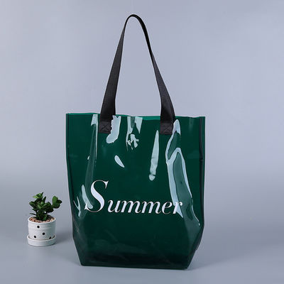 PVC heldere kunststof luxe beach tote bag voor vrouwen nieuwste modieuze stijl OEM/ODM