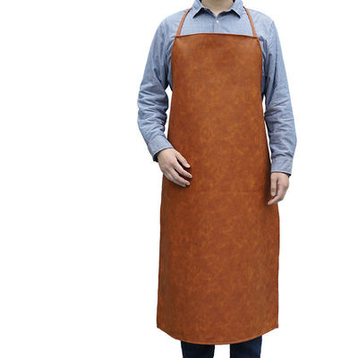 Plain Cotton Barber Leer Schort voor Custom Coffee Shop Chef Restaurant Werktuig