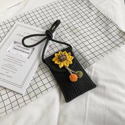 Geweven zak bloem schouder crossbody dameszak voor op maat gemaakte kleur en strandvakantie