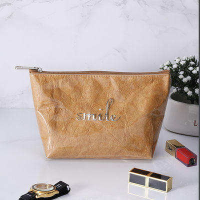 Custom Logo Print Zipper Storage Bag Luxe Commerciële Dupont Toilettenzak voor dagelijks gebruik