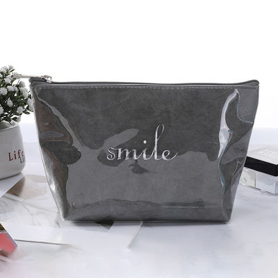 Custom Logo Print Zipper Storage Bag Luxe Commerciële Dupont Toilettenzak voor dagelijks gebruik