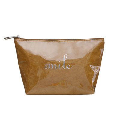 Custom Logo Print Zipper Storage Bag Luxe Commerciële Dupont Toilettenzak voor dagelijks gebruik