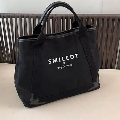 Custom Logo Reis Polyester Vrouwen Schouder Canvas Beach Bag voor winkelen en ontspanning