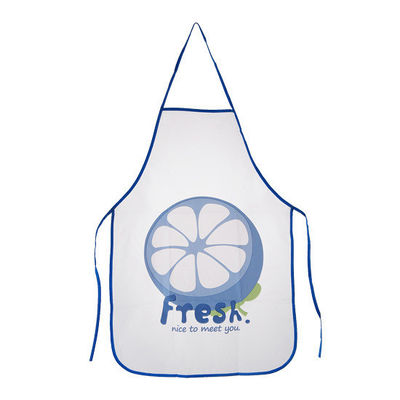 Custom LOGO Gedrukt keuken schort met aangepaste kleur en waterdichte PE stof