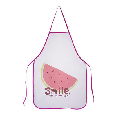 Custom LOGO Gedrukt keuken schort met aangepaste kleur en waterdichte PE stof