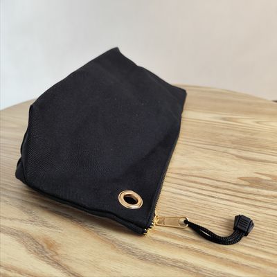 OEM/ODM geaccepteerd Custom Logo Printed Canvas Zipper Make-up Bag voor potlood en munt opslag