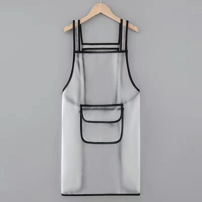 Acceptabel OEM/ODM TPU dik kapper Cafe transparante schort voor restaurant bar