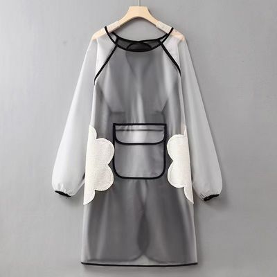 Acceptabel OEM/ODM TPU dik kapper Cafe transparante schort voor restaurant bar